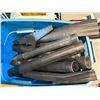 Image 2 : Group - Electrical boxes, tubes, hose, shop vac attachments