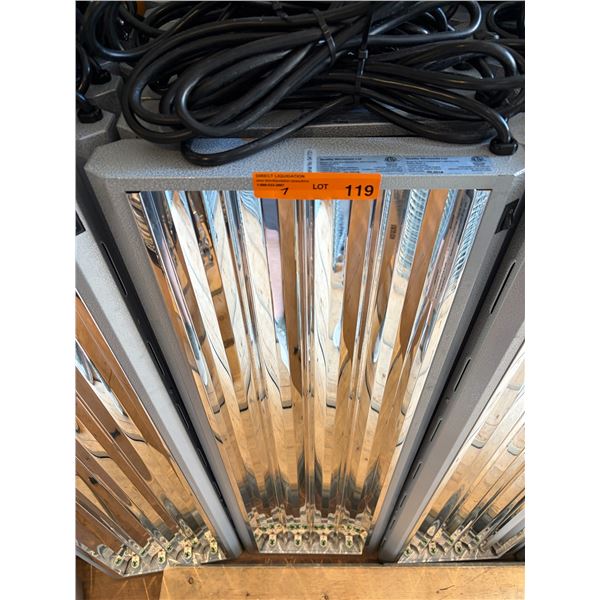 7 pc - Prolight Fluorescent Lamp Fixtures - 120vac / 60Hz / 2A