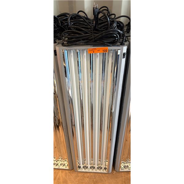 8 pc - Prolight Fluorescent Lamp Fixtures - 120vac / 60Hz / 2A
