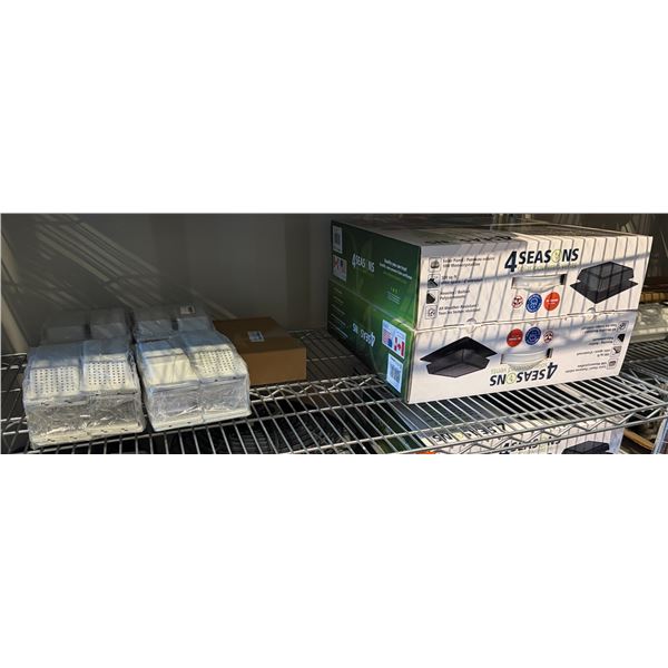 Shelf - (x2) 4 Seasons Solar Powered Vents (In Box) & Ventilation Lights