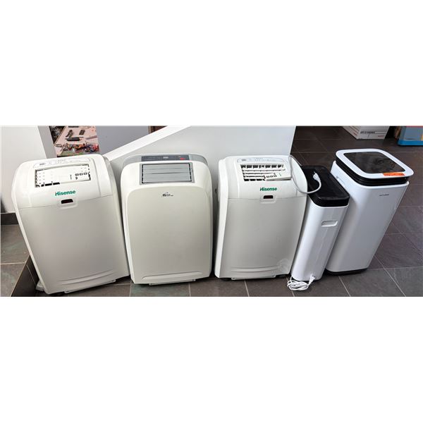 5 pc - Portable Standing A/C Units