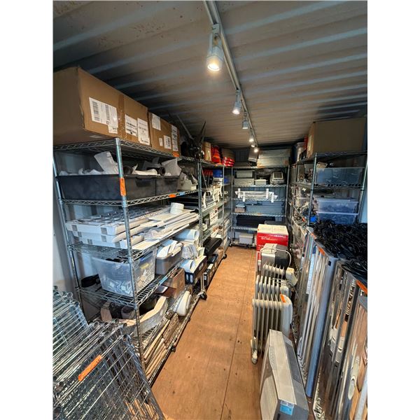 5 pc - Steel Wire Rolling Racks - Does not include contents