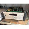 Image 3 : 3 Shelves - Misc. Electronics including Telus Cable Boxes, Rotel Receiver, Epson Scanner, Etc.