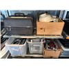 Image 1 : 2 Shelves - Rigid Utility Transfer Pump, Misc. Parts & Pieces of Electronics