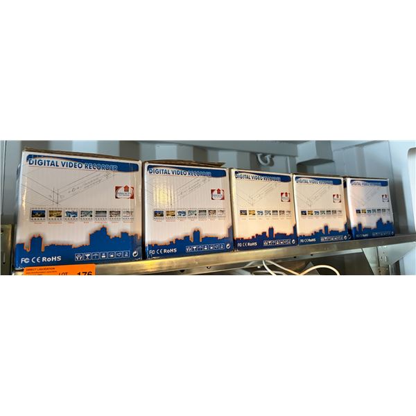 5 pc - BNIB - Digital Video Recorders