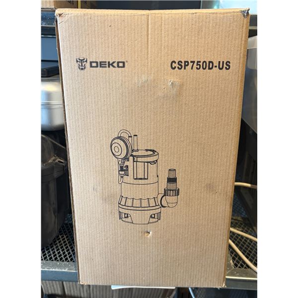 Deko CSP750D-US Sump Pump - BNIB