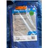Image 2 : 2 pc - Certified Poly Tarps - 8x10'