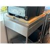 Image 2 : Rolling Stainless Cart w/ Wood Top