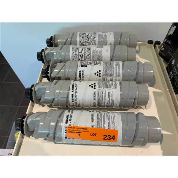 5pc - Ricoh Type 2120D/2522/5627 Toner Cartridges