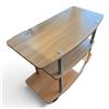 Image 1 : Rolling TV Stand - 31x16x24"