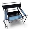 Image 1 : Wassily Chair - Black Leather Chair - Est Value $3,000-$6,500 (Possible Replica)