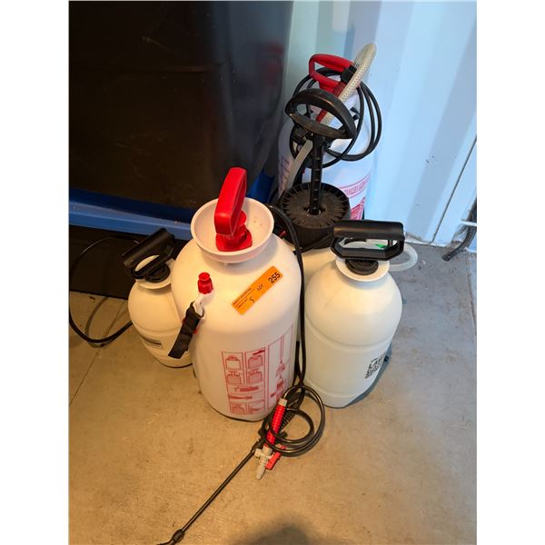 Group of 5 Various Pump Pressure Sprayers