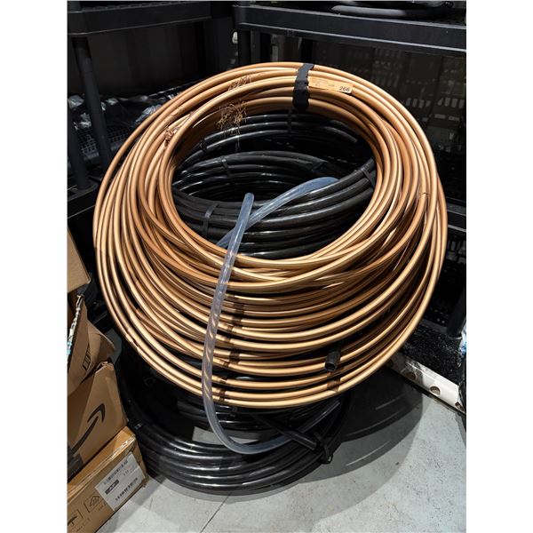 Group of Assorted PE and Vinyl Tubing - IPEX 3/4" x 100', etc.