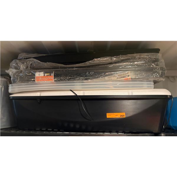 Certified 36" x 18" Adjustable Shelving Unit and Insulated Cooler