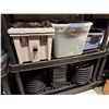 Image 1 : Group of Storage Bins, Nursery Trays and Grow Room Accessories
