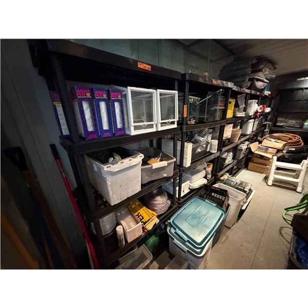 Group of Approx. 8 Shelving (PICK UP LAST DAY - ITEMS NOT INCLUDED)