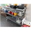 Image 2 : Stainless Steel 3-Tier Rolling Cart (32x24.5x45 - Contents Not Included)