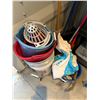 Image 2 : Mop Buckets, Wringer Basket, Push Brooms, String Mops and Shovel