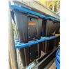 Image 3 : Group of Storage Totes with Blue Lids