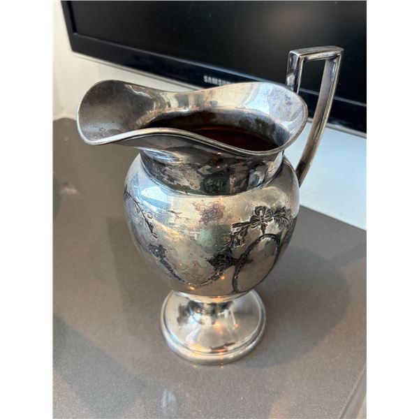 Birks Silver Plate Water Pitcher, Made in Sheffield England