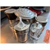 Image 2 : Stainless Steel Sugar/Cheese Shakers and Pepper Mill