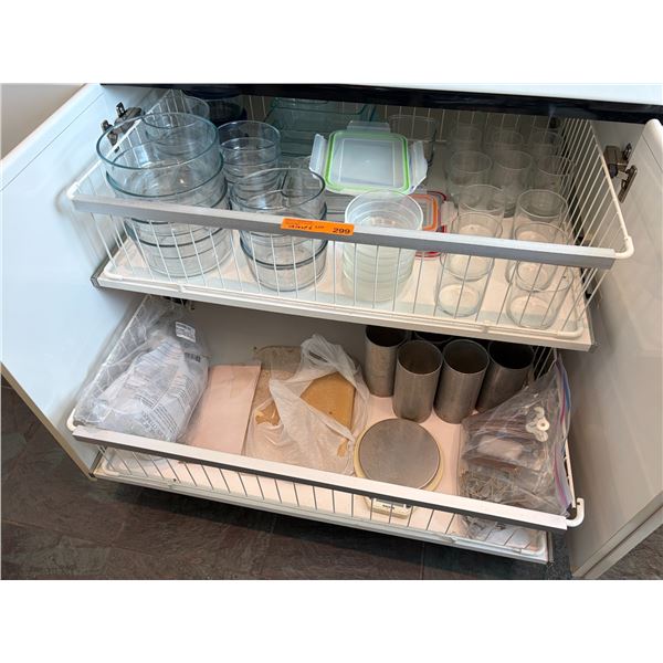 Glass Drinkware, Storage Containers and Metal Cylinder Molds