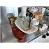 Image 4 : Escargot Plates, White Ceramic Dishes and Assorted Kitchenware