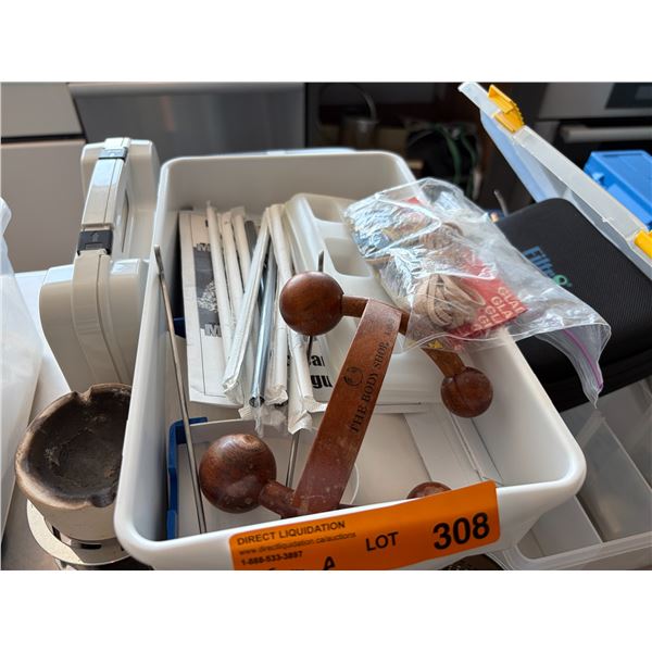 Body Shop Wooden Massager, Dental/Medical Instruments and First Aid Kits