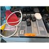 Image 2 : Group Of Assorted Items Including Set Of 4 Two-Way Radios, Safety Glasses, Storage Organizer, Hot Wa