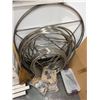 Image 2 : Group Of Stainless Steel Round Table Base Frames With Casters, Glass Panels In Boxes, Etc.