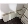 Image 3 : Group Of White Cabinet Drawer Fronts, Cabinet Doors With Hinges And Assorted Flat Panel Cardboard Bo