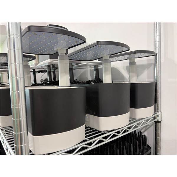 Group Of 3 AeroGarden Indoor Hydroponic Growing Systems With LED Grow Lights