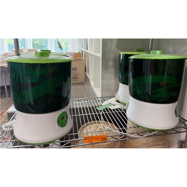 Group of 4 Bean Sprout Machine, Household Fully Automatic Multi-Function Intelligent Large Capacity 