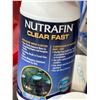 Image 4 : Group Of Assorted Aquarium And Pond Supplies Including API Aquarium Salt, Nutrafin Clear Fast, Lagun