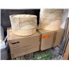 Image 1 : Group Of 2 Large Bamboo Steamer Baskets With Boxes Full
