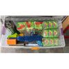 Image 1 : Group Of Assorted Cleaning Supplies Including Scotch-Brite Heavy Duty Scrub Sponges, Bull Dog Steel 