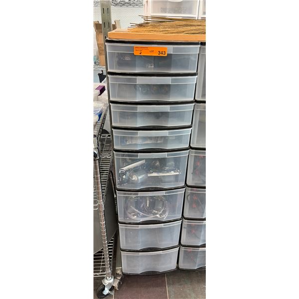 Contents - Assorted Hydroponic And Aquarium Supplies Including EcoPlus Airstones, Tubing, Fittings, 
