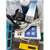Image 2 : Group Of Hydroponic Water Testing Equipment Including Bluelab Combo Meter, PHT-026 Six In One Monito