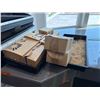 Image 3 : Group Of Assorted Black Plastic Seedling Trays And Decorative Cardboard Boxes With Straw Nesting Mat