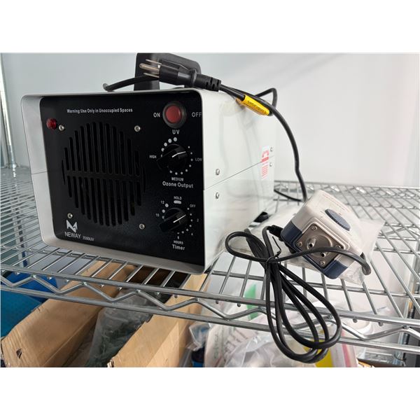 Group Of Neway 3500UV Ozone Generator With UV And Timer Controls And Weipro ET-200 Ozonizer