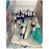 Image 2 : Group Of Assorted Aquarium Water Testing Supplies, LaMotte Test Kit Case, Seed Packets, Plastic Stor