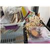 Image 3 : Group Of Assorted Aquarium Water Testing Supplies, LaMotte Test Kit Case, Seed Packets, Plastic Stor