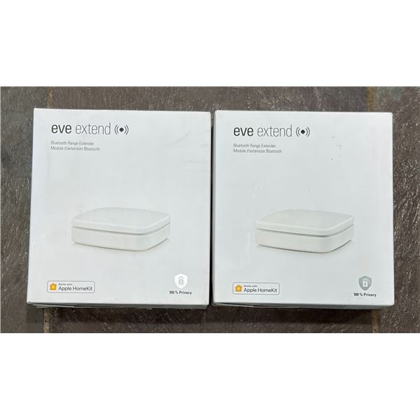 Group of Two Eve Extend Bluetooth Range Extenders