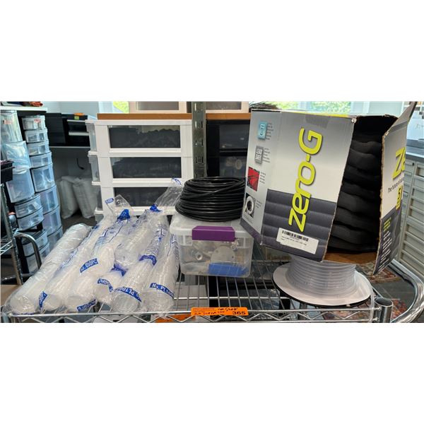 Zero-G Garden Hose, Tubing Coils, Portion Cups, Etc.