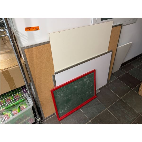 Group of Whiteboard, Corkboard, and Chalkboard, Etc.