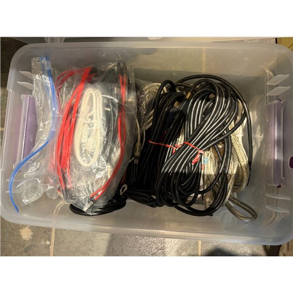 Group of Assorted HDMI, USB, and SATA Cables