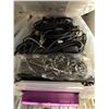 Image 4 : Group of Bins Containing HDMI, DVI, Firewire, and USB to Ethernet Cables Etc.