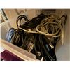 Image 4 : Group of Bins Containing USB Cables, S-Video Cables, Ethernet Cables, and Digital Video Recorder Etc