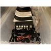 Image 5 : Group of Bins Containing USB Cables, S-Video Cables, Ethernet Cables, and Digital Video Recorder Etc