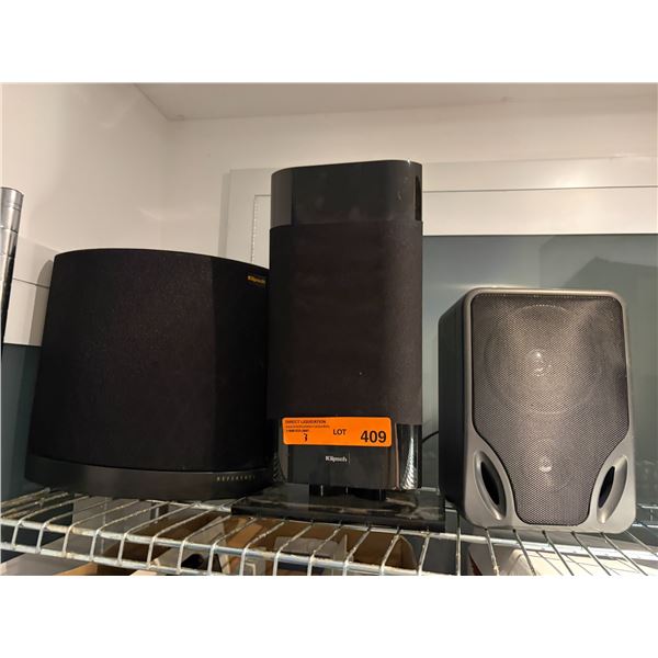Group of 3 Various Speakers